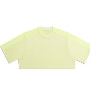 Ivy Park x Adidas 3-Stripes Cropped T-shirt